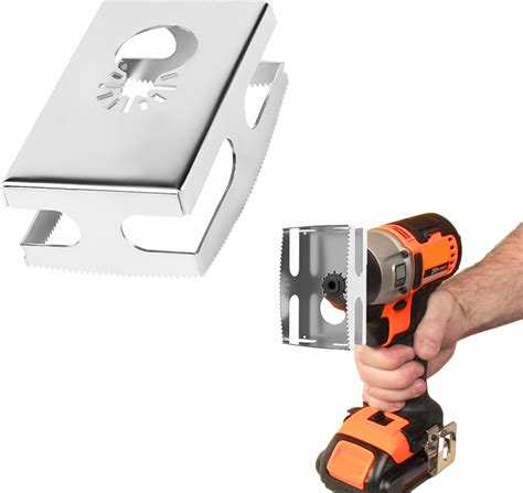 electrical box cutter metal|oscillating outlet cutter.